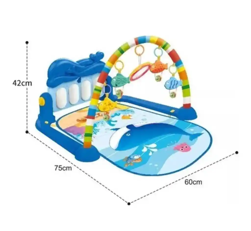 Gimnasio Bebe Musical Tapete Piano Unisex Didáctico Juguete