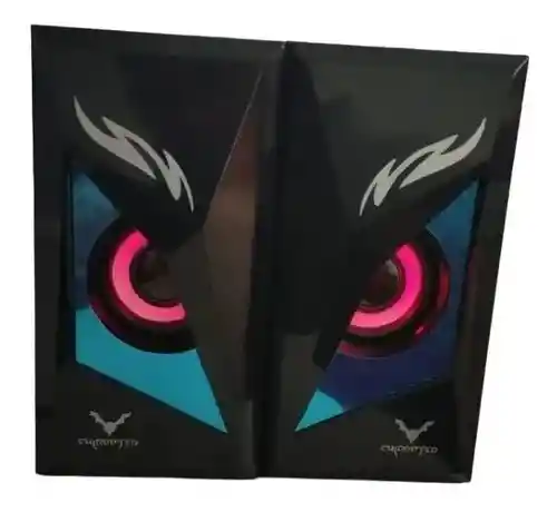 Parlante Wesdar 2.0 Luz Rgb