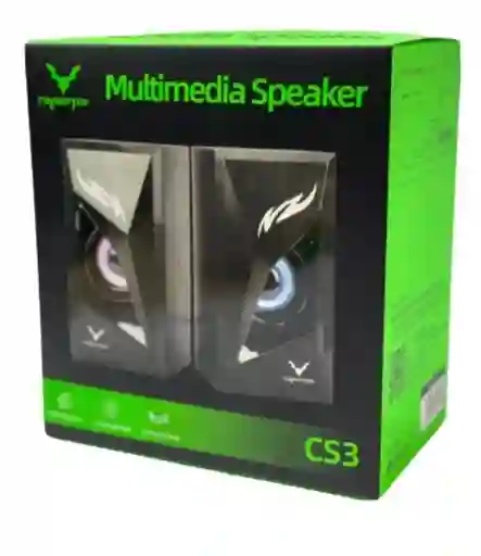 Parlante Wesdar 2.0 Luz Rgb