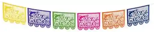 Guirnalda Decoración Banderin Fiesta Mexicana Papel Viva Mexico 45 Mt