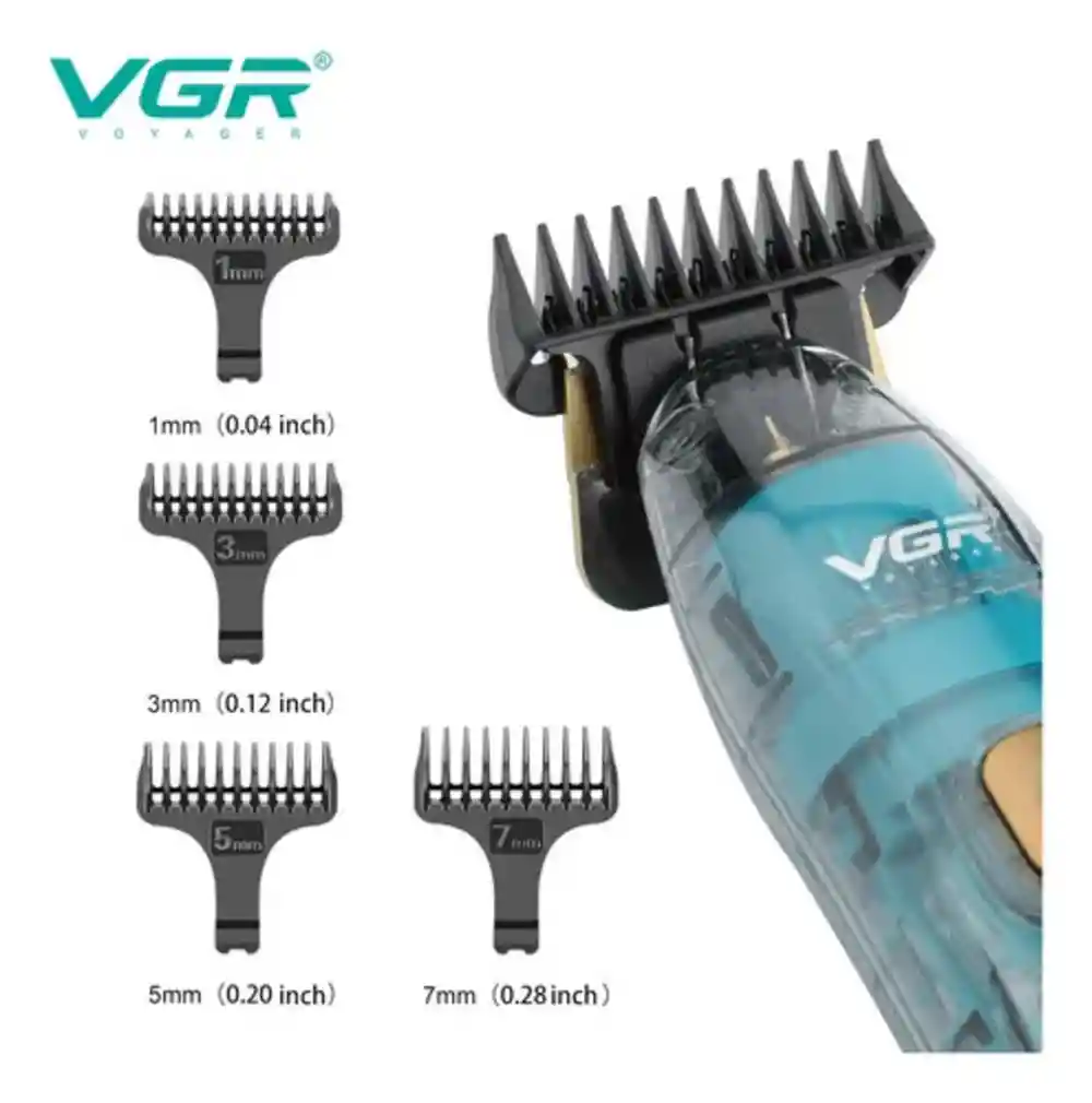 Máquina Trimmer Recargable Patillera Impermeable Para Ducha Vgr V-961