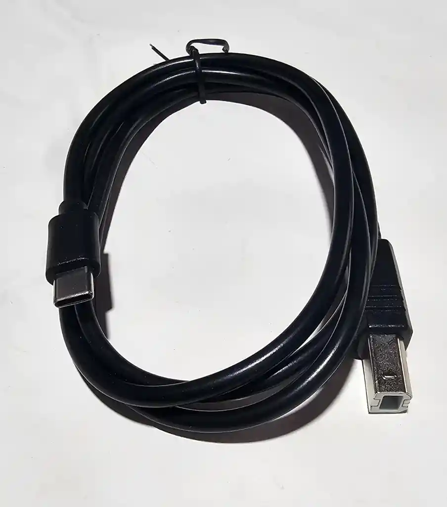 Cable Impresora Negro Usb C 1m