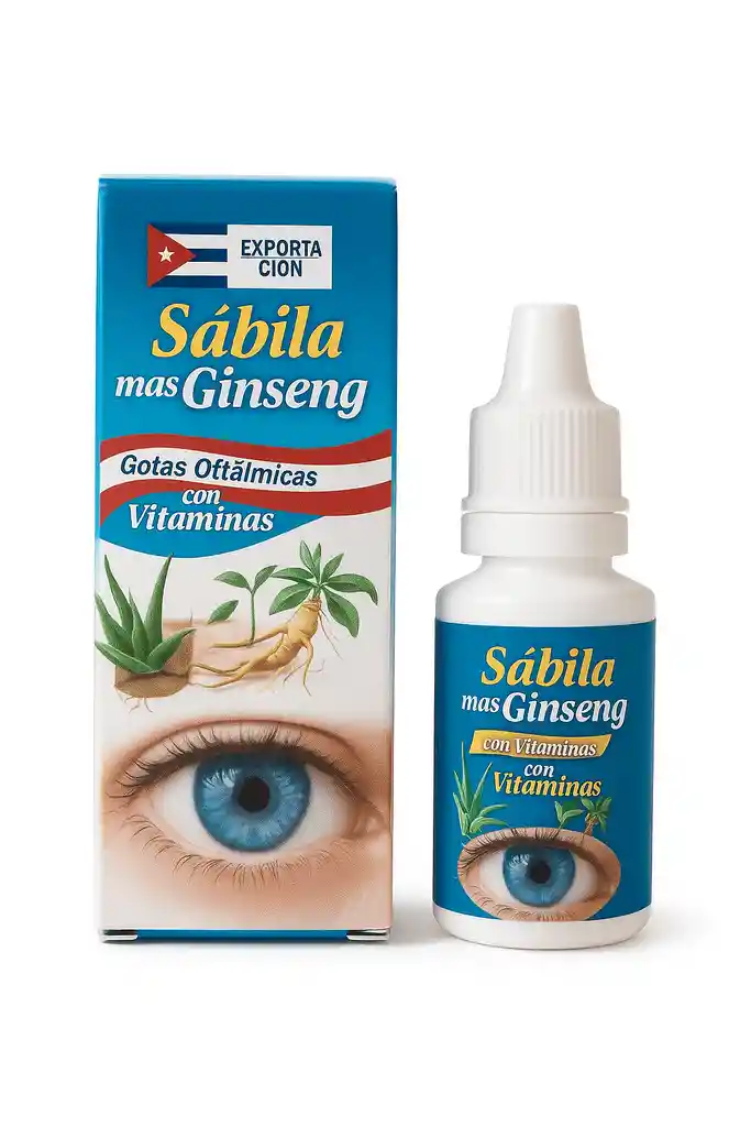 Gotas Oftálmicas Sábila + Ginseng (15 Ml)