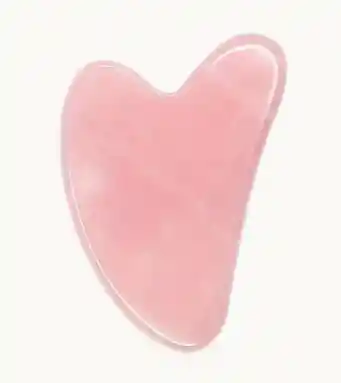 Gua Sha Masajeador Facial Rosa En Resina