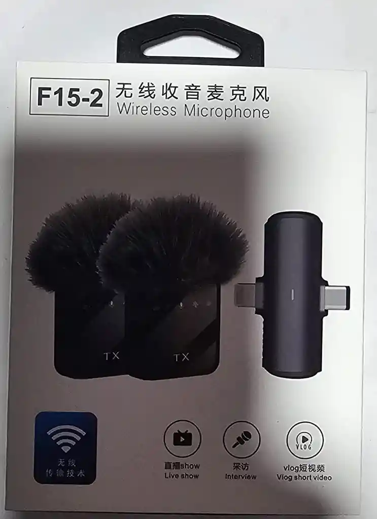 Mirofono Solapa X2 Tx Peludo 2 En 1 Set X2 – F15