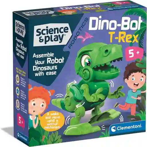Juego Didáctico Dino Bot Robot Armable Dinosaurio Para Niños