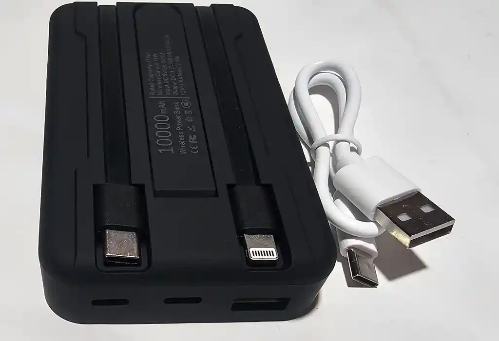 Cargador Magnetico Soporte Inalambrico Power Bank Usb C Lightig Usb A 10.000mah 66w Para Celures Android Iphone