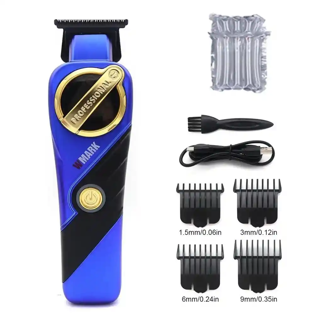 Maquina Profesional Para Cabello Patillas Inalambrica Wmark Ng-9213