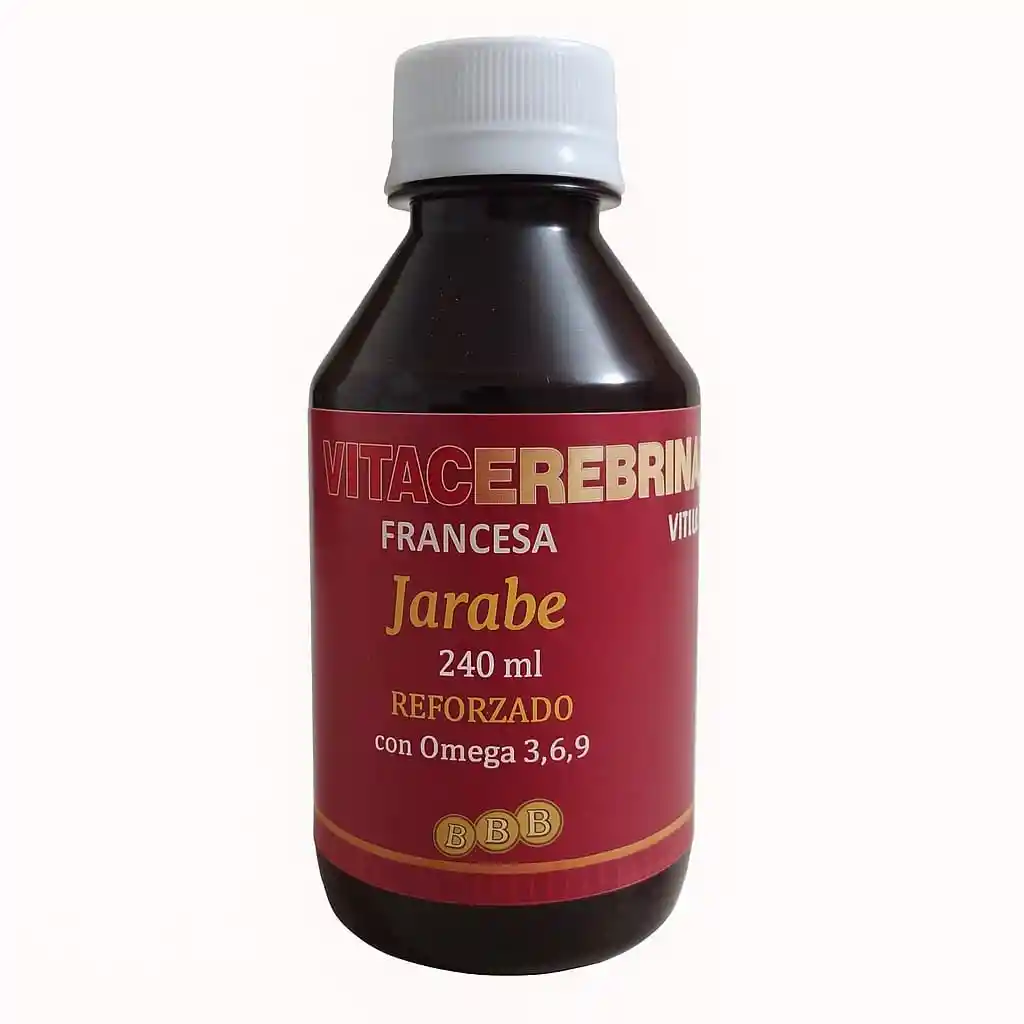Vitacerebrina Francesa Suplemento Dietario En Jarabe Con Sabor A Fresa