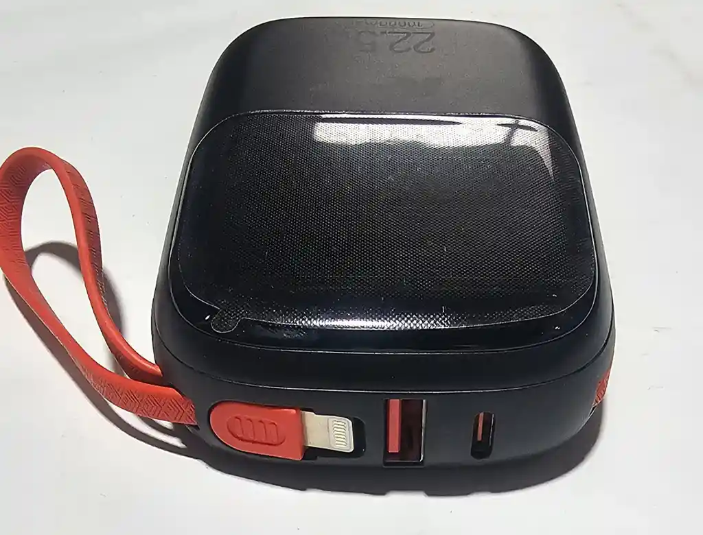 Cargador Inalambrico Power Bank Pantalla 22.5w 10.000mah Usb C Usb A Lighting Para Celular Android Y Iphone