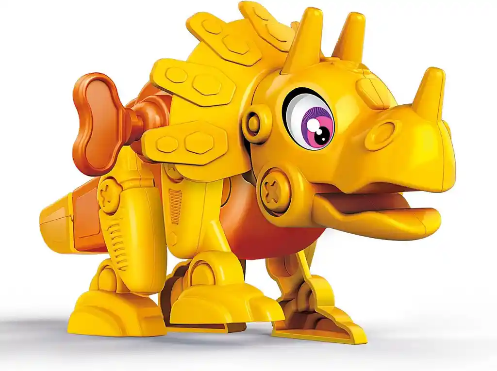 Juego Didáctico Dino Bot Robot Armable Triceratop Para Niños