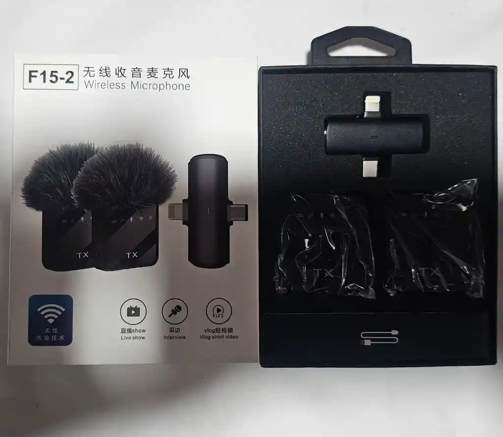 Mirofono Solapa X2 Tx Peludo 2 En 1 Set X2 – F15