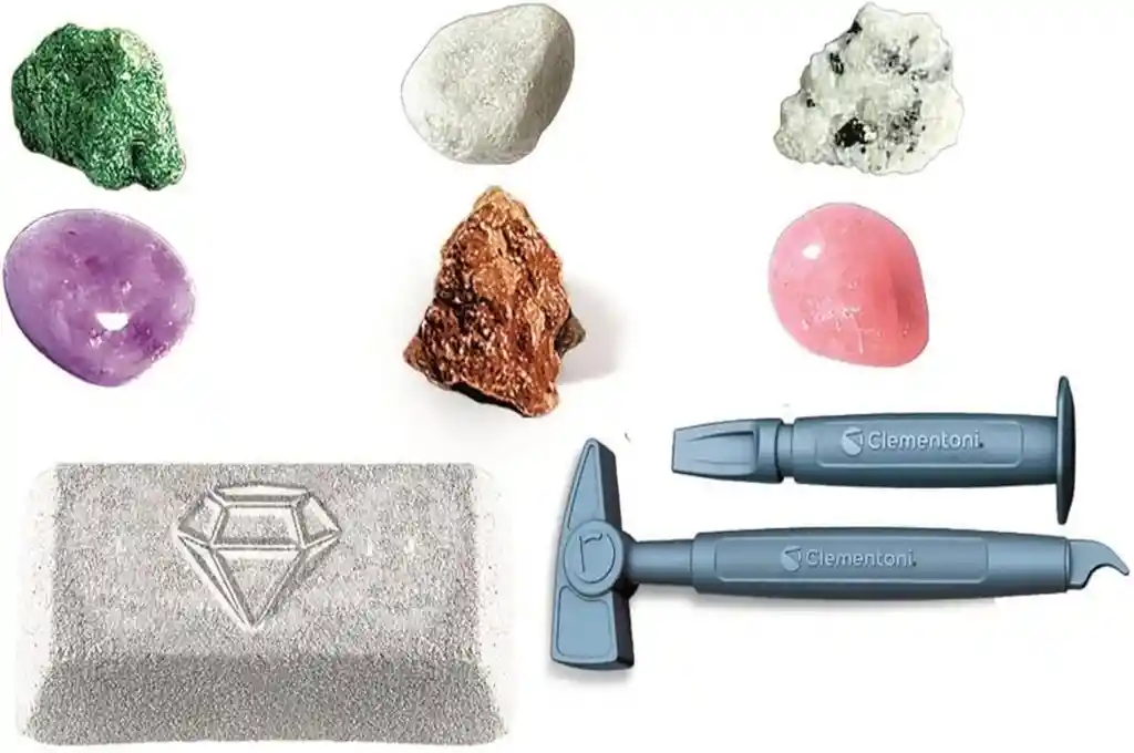 Juego Educativo Descubre Minerales Reales Clementoni Niños