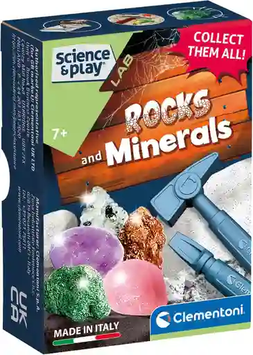 Juego Educativo Descubre Minerales Reales Clementoni Niños