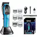 Máquina Peluquera Kemei Profesional Km-1763 Color Azul 5v