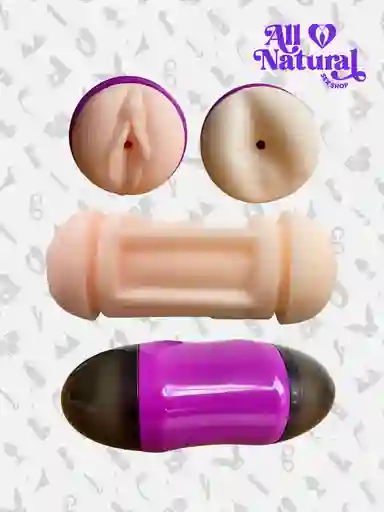 Vagina Y Ano Masturbador Realista Masculino Texturizado Kelly