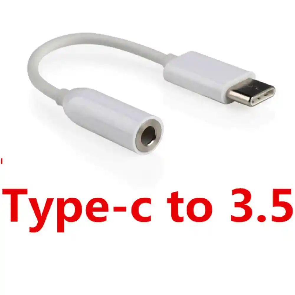 Adaptador Usb 3.1 Tipo-c A Auxiliar 3.5 Audifono Micrófono
