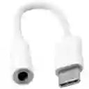 Adaptador Usb 3.1 Tipo-c A Auxiliar 3.5 Audifono Micrófono