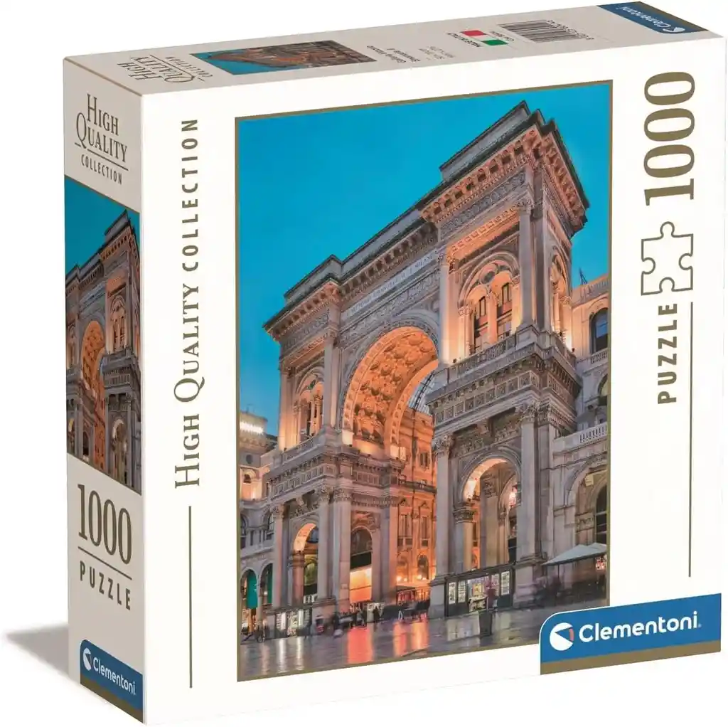 Rompecabezas 1000 Piezas Galería Vittorio Emanuele Clementoni