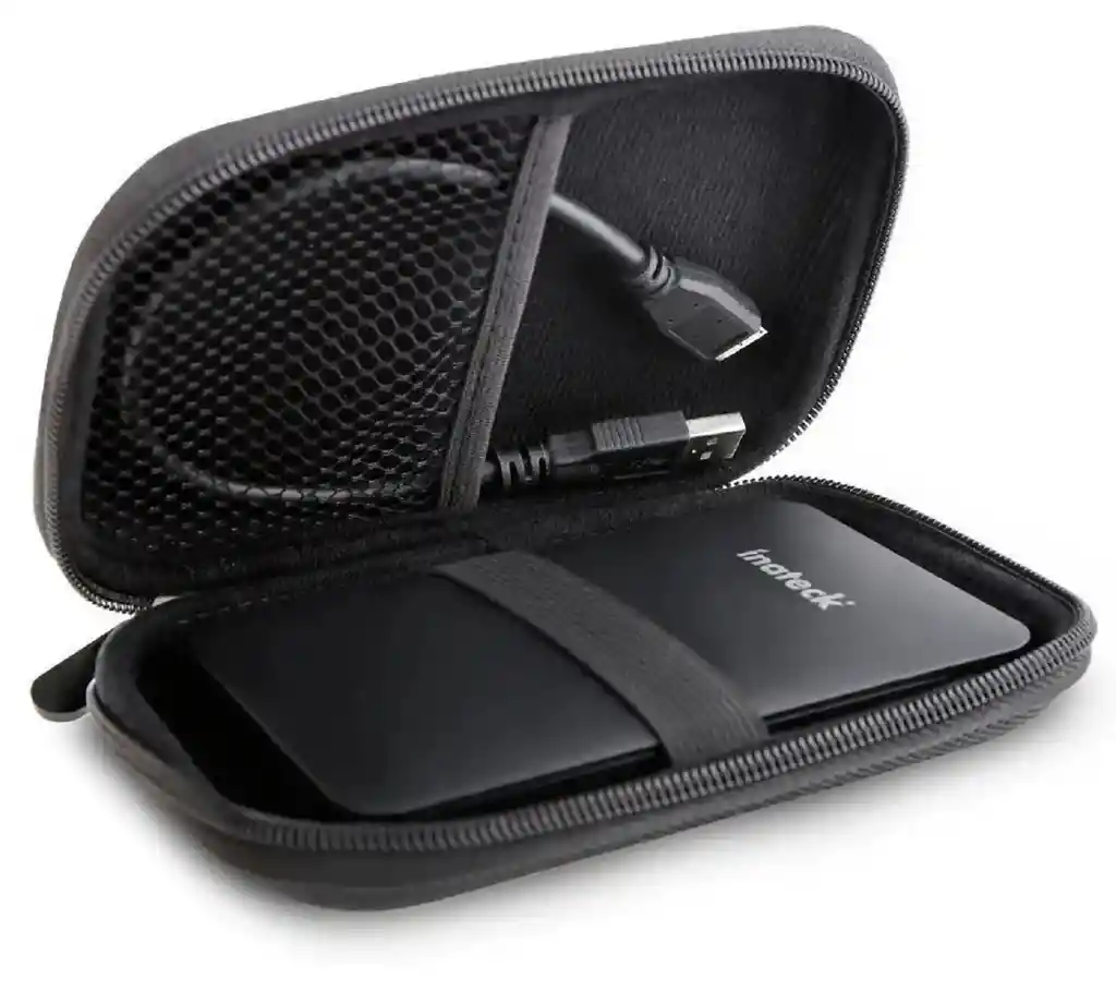 Estuche Protector Disco Duro Externo Semi Rigido Negro