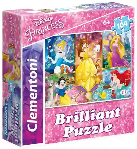Rompecabezas 104 Piezas Princesas Disney Brillante Clementoni
