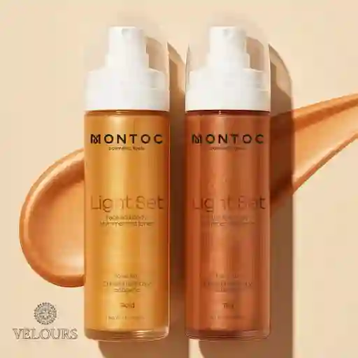 Light Set Shimmer Mist Tonico Tono Tan Montoc