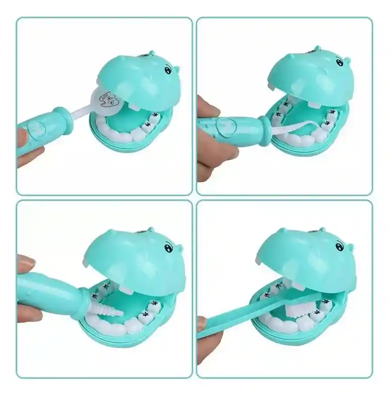 Juego Educativo Kit Pequeño Odontologo Clinica Dental 13 Pcs