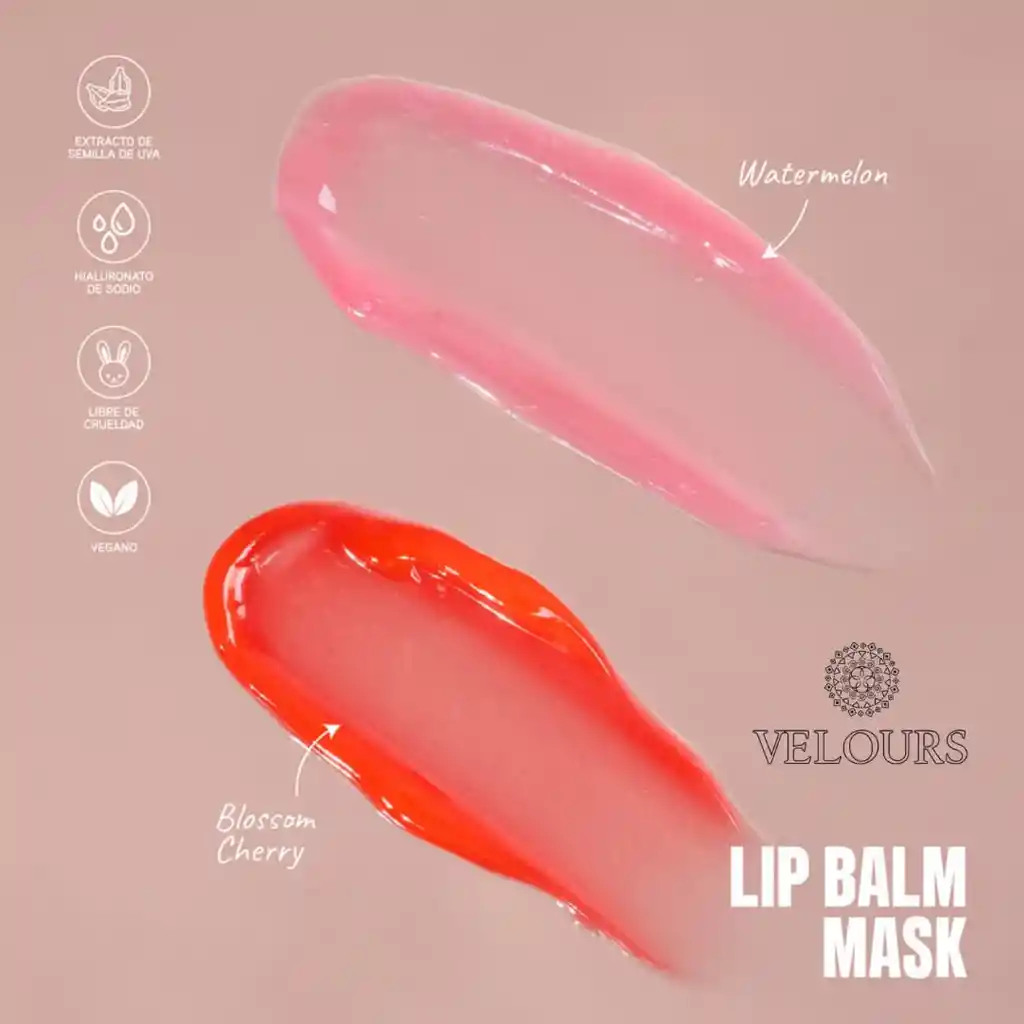 Lip Balm Mask Tono Watermelon Atenea