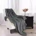 Cobija Manta Frazada Térmica Unicolor Textura Piña 195x220cm