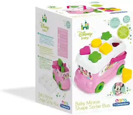 Juego Didácticos Sensorial Autobús Formas Rosa Para Niños