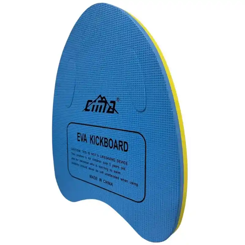 Tabla De Natación Triangular Color Verde Con Amarillo