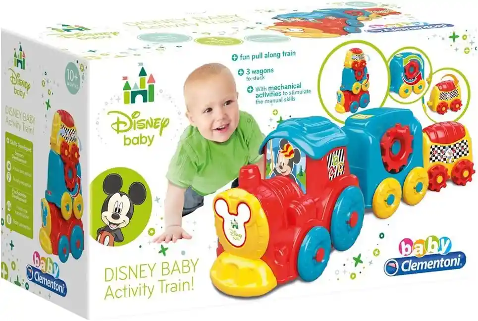 Juego Didáctico Tren Actividades Disney Baby Para Niños