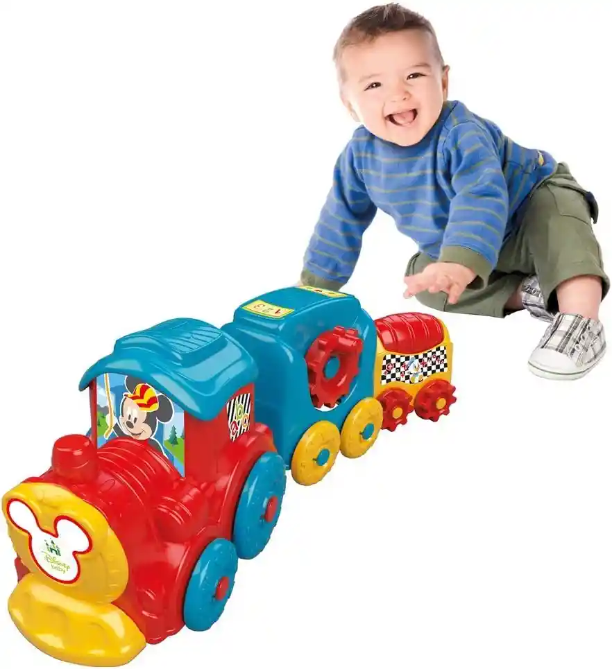 Juego Didáctico Tren Actividades Disney Baby Para Niños
