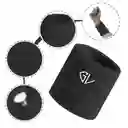 Muñequera Sudor Fitness Deportes Gym Color Negro