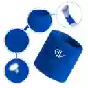Muñequera Sudor Fitness Deportes Gym Color Azul