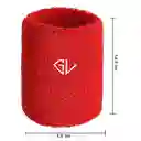 Muñequera Sudor Fitness Deportes Gym Color Rojo