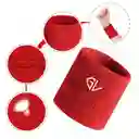 Muñequera Sudor Fitness Deportes Gym Color Rojo