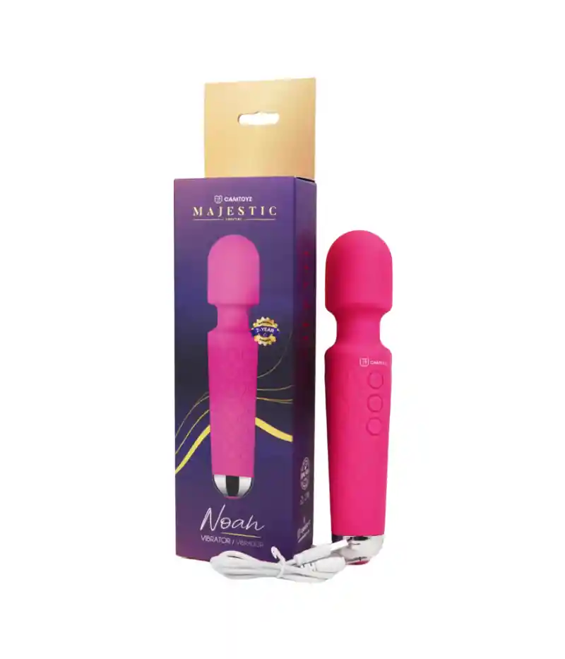 Vibrador Tipo Hitachi Recargable Noah Majestic