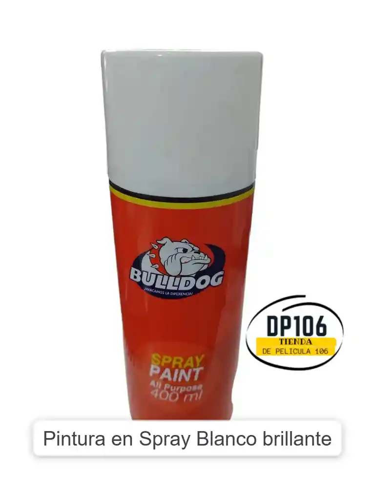 Pintura En Spray Color Blanco Brillante