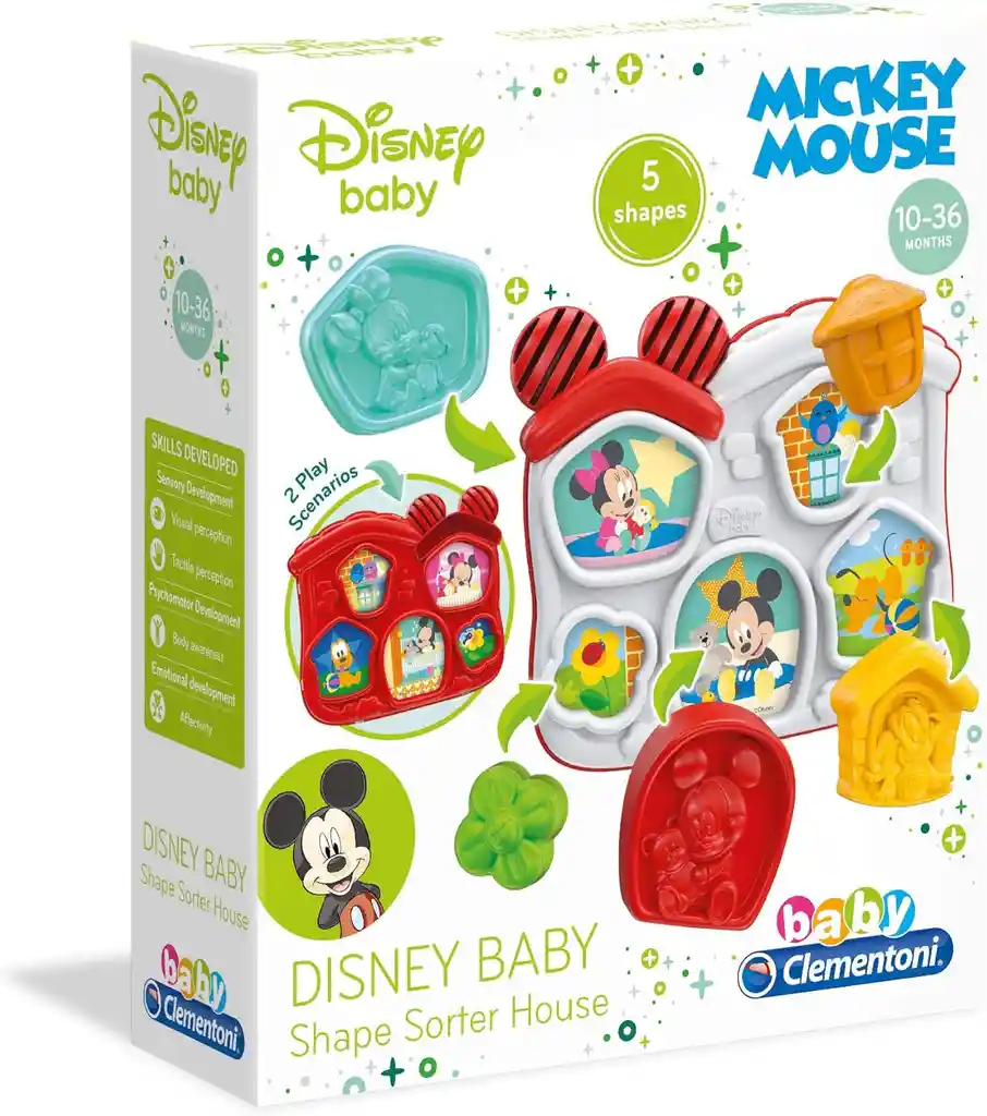 Juego Didáctico Casa De Formas Disney Baby Para Niños
