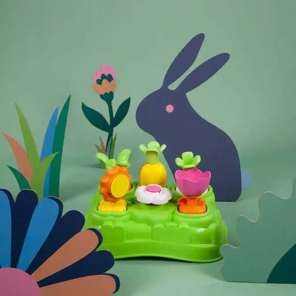 Juego Didáctico Encajable Primer Jardín Sensorial Bebé