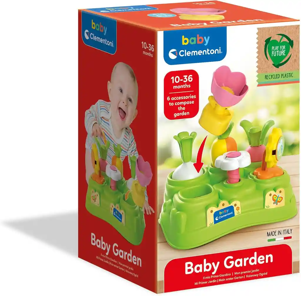 Juego Didáctico Encajable Primer Jardín Sensorial Bebé