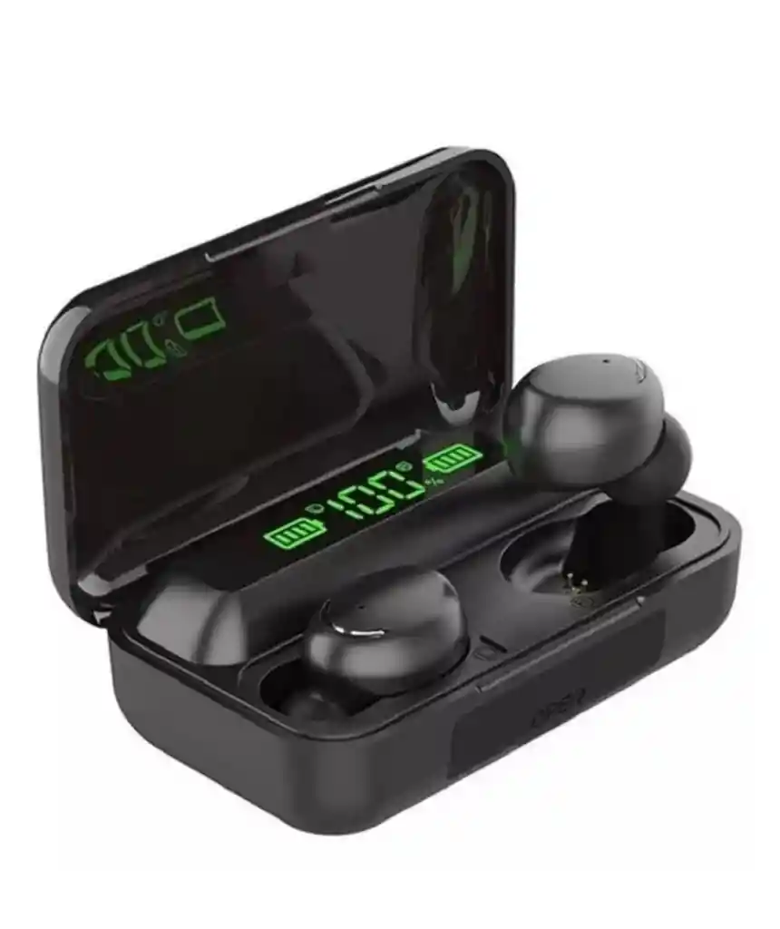 Audífonos In-ear Inalámbricos Bluetooth F9-5 Negro Power Banck