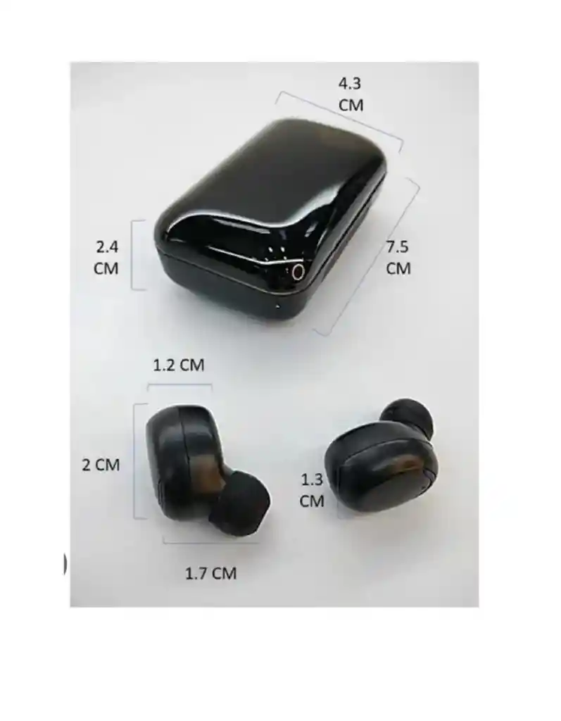 Audífonos In-ear Inalámbricos Bluetooth F9-5 Negro Power Banck