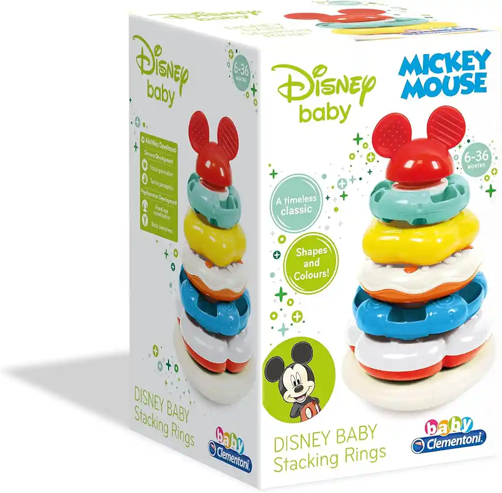 Juego Didáctico Anillos Apilables Disney Baby Para Bebés