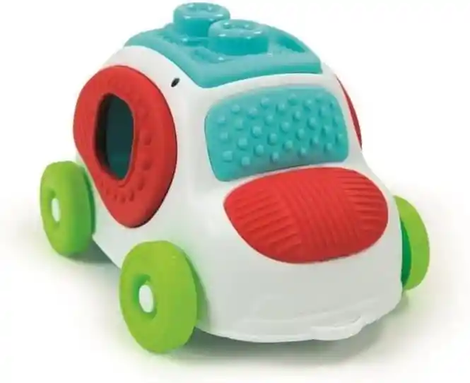 Juego Didáctico Sensorial Carro Con Bloques Para Bebés