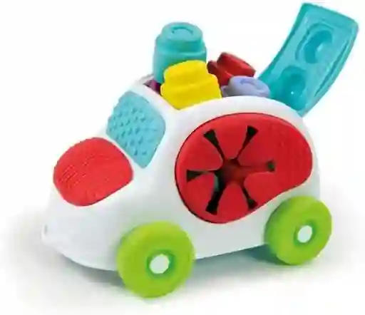 Juego Didáctico Sensorial Carro Con Bloques Para Bebés