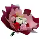 Ramo De Rosas Rojas Amor Eterno
