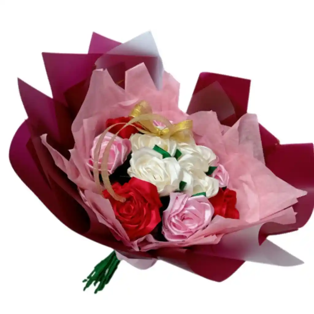 Ramo De Rosas Rojas Amor Eterno