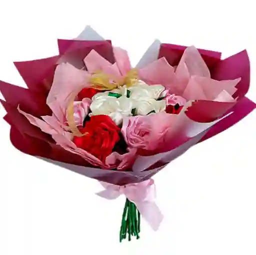 Ramo De Rosas Rojas Amor Eterno
